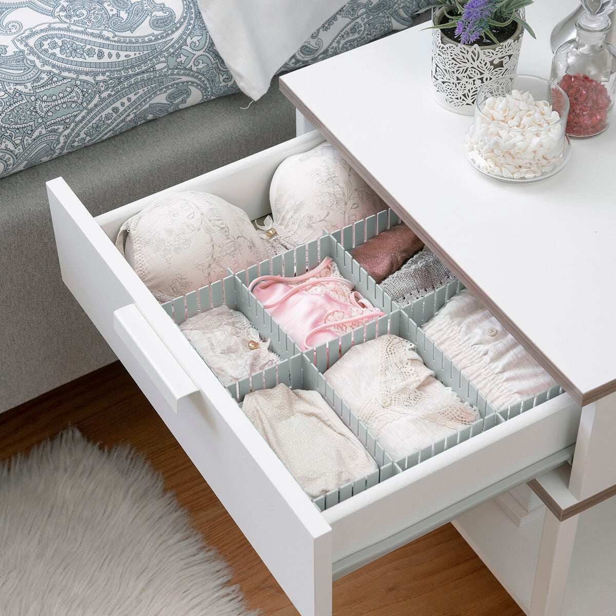 Regulowany organizer do szuflad Condor InnovaGoods — 16 elementów