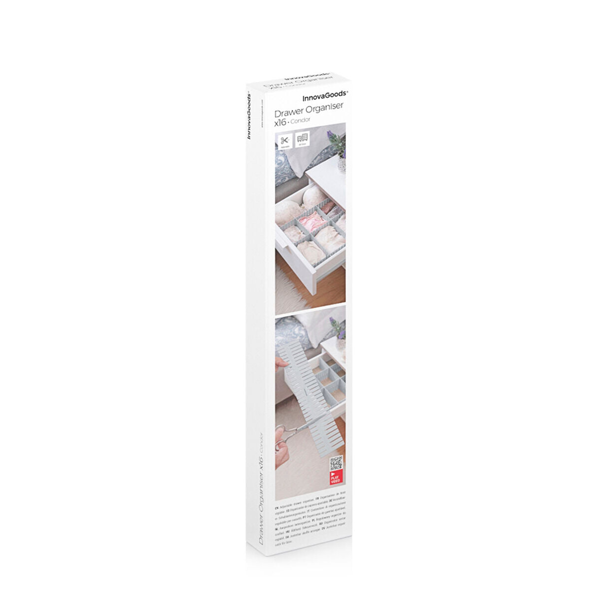 Regulowany organizer do szuflad Condor InnovaGoods — 16 elementów