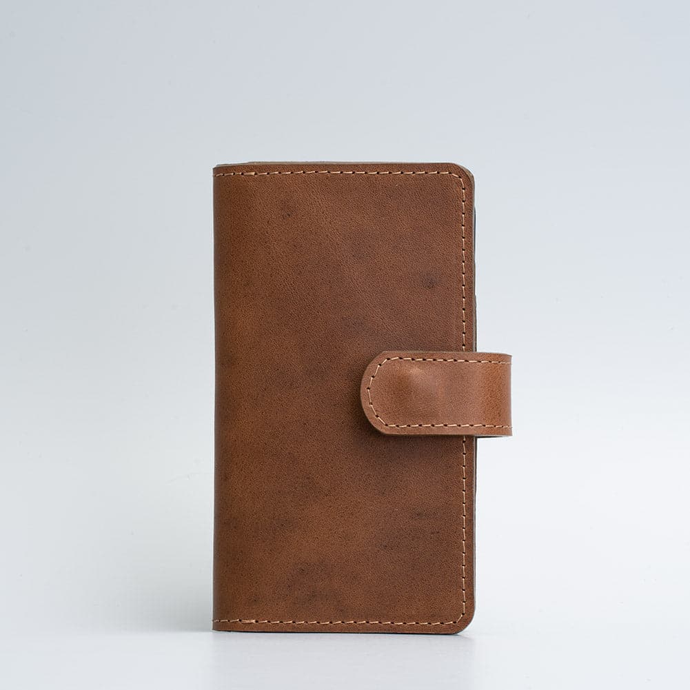 Leather Folio Wallet for iPhone 12 Series with MagSafe on magnet closure (SALE)-4