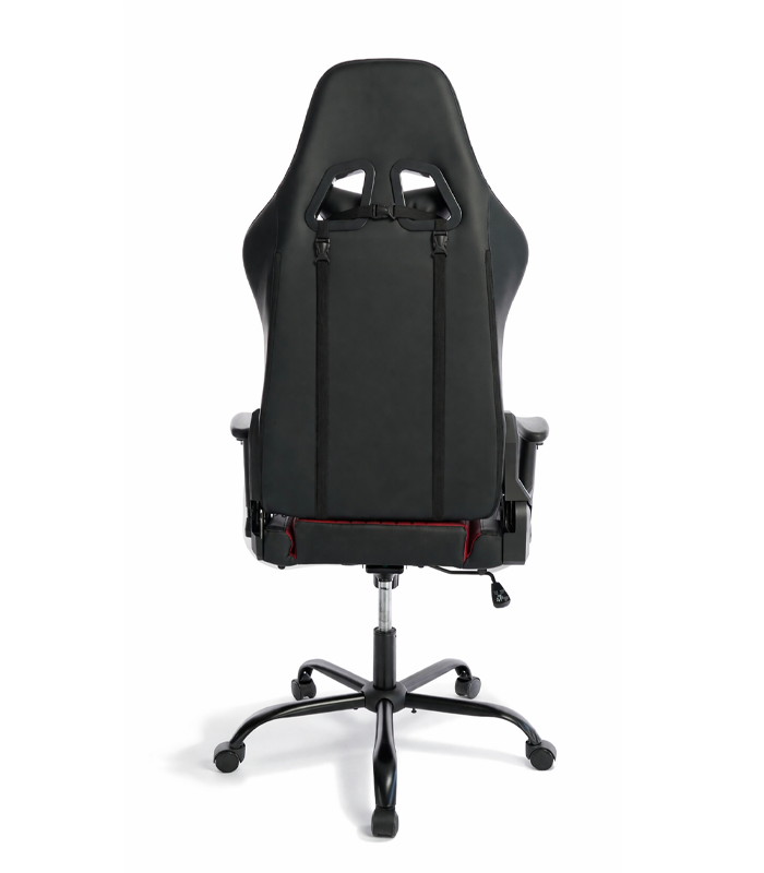 Ergonomiczny Obrotowy Fotel Gamingowy Czerwony Z Podnóżkiem Fotel Biurowy