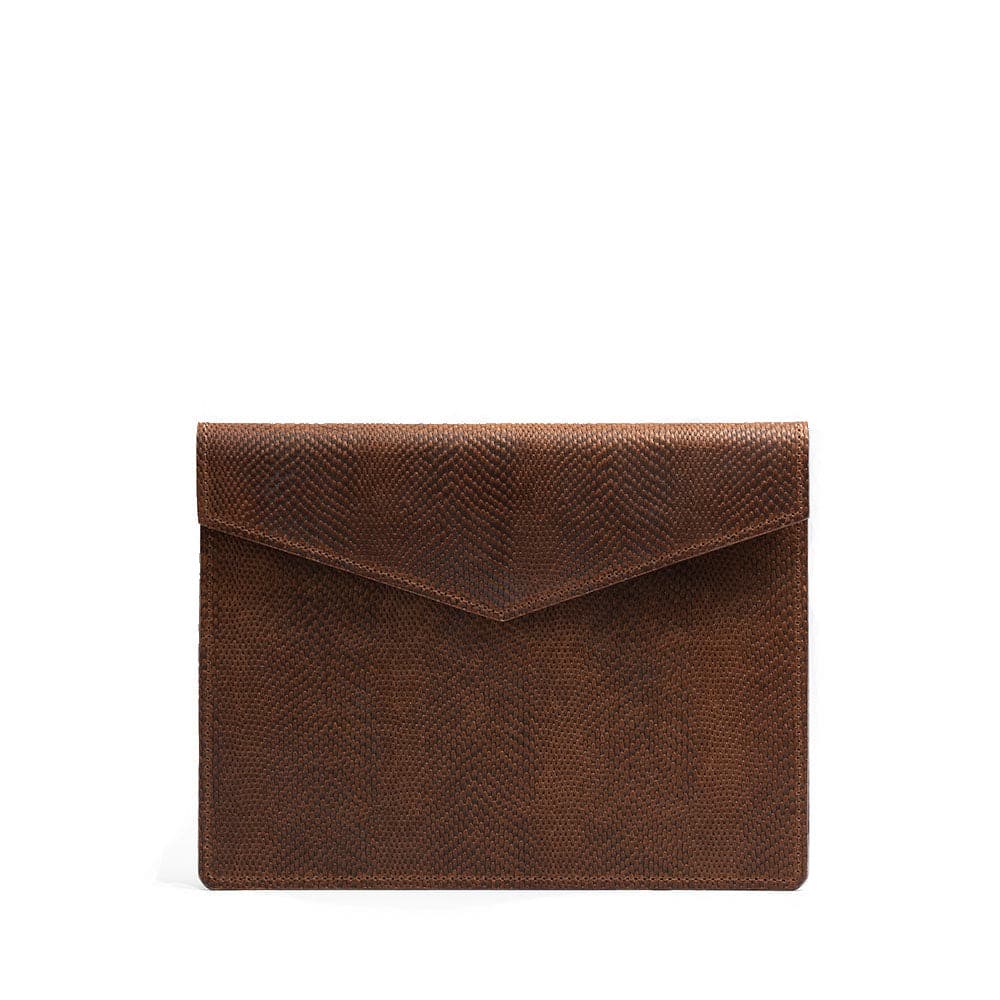Leather Sleeve for iPad - Snake Print-0