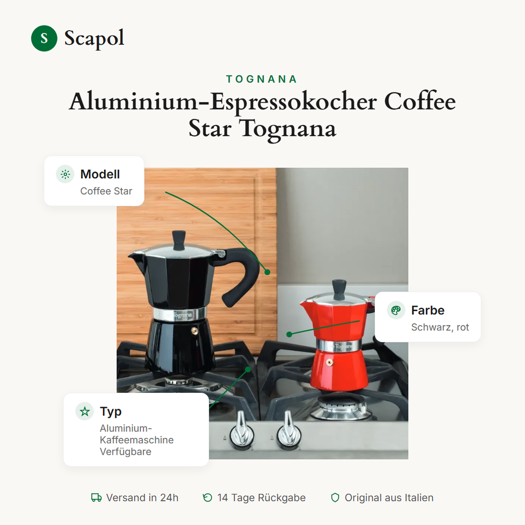 Kawiarka Aluminiowa Coffee Star Tognana