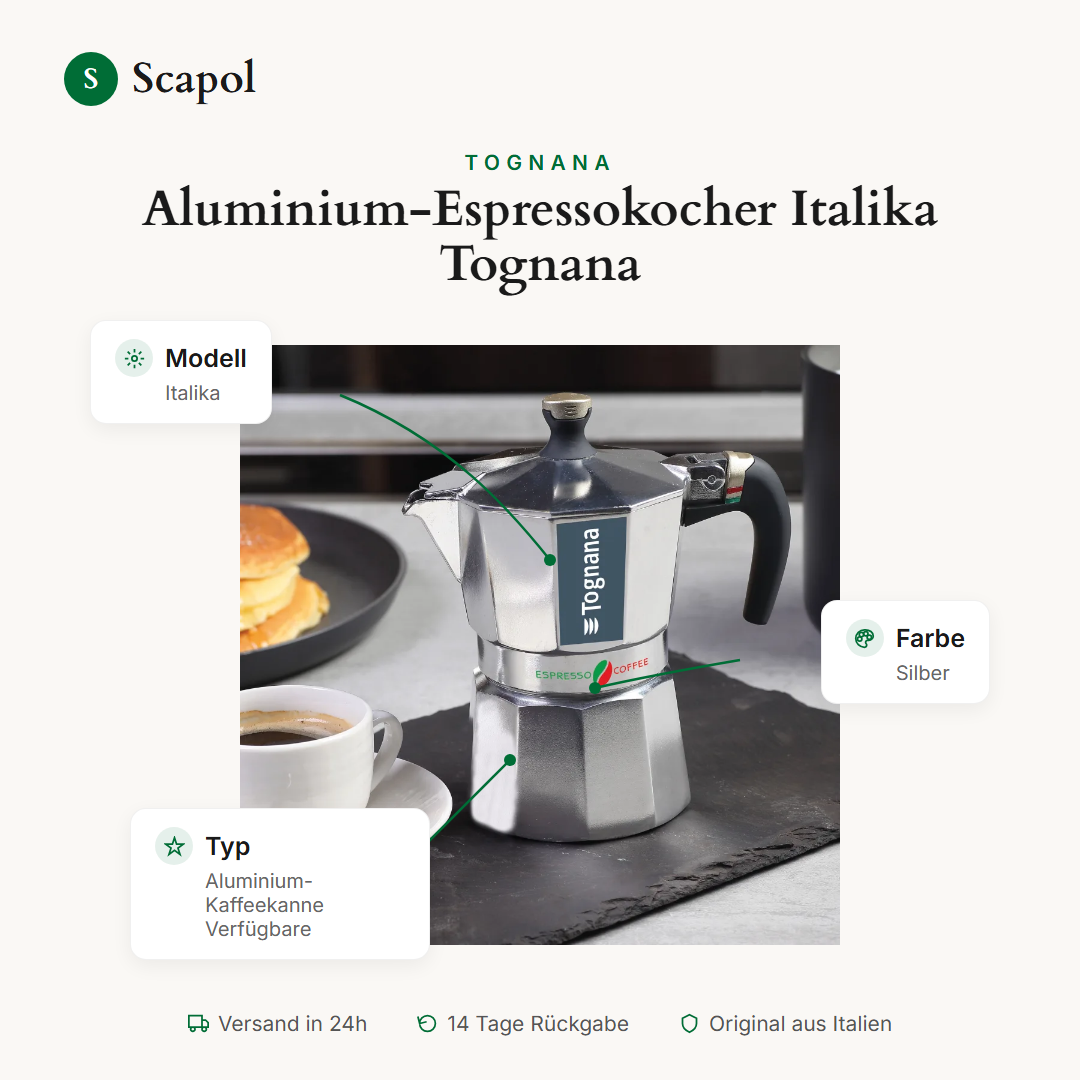 Kawiarka Aluminiowa Italika Tognana