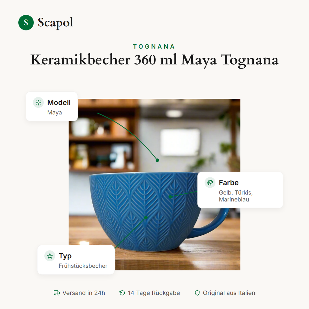 Kubek ceramiczny 360 ml Maya Tognana