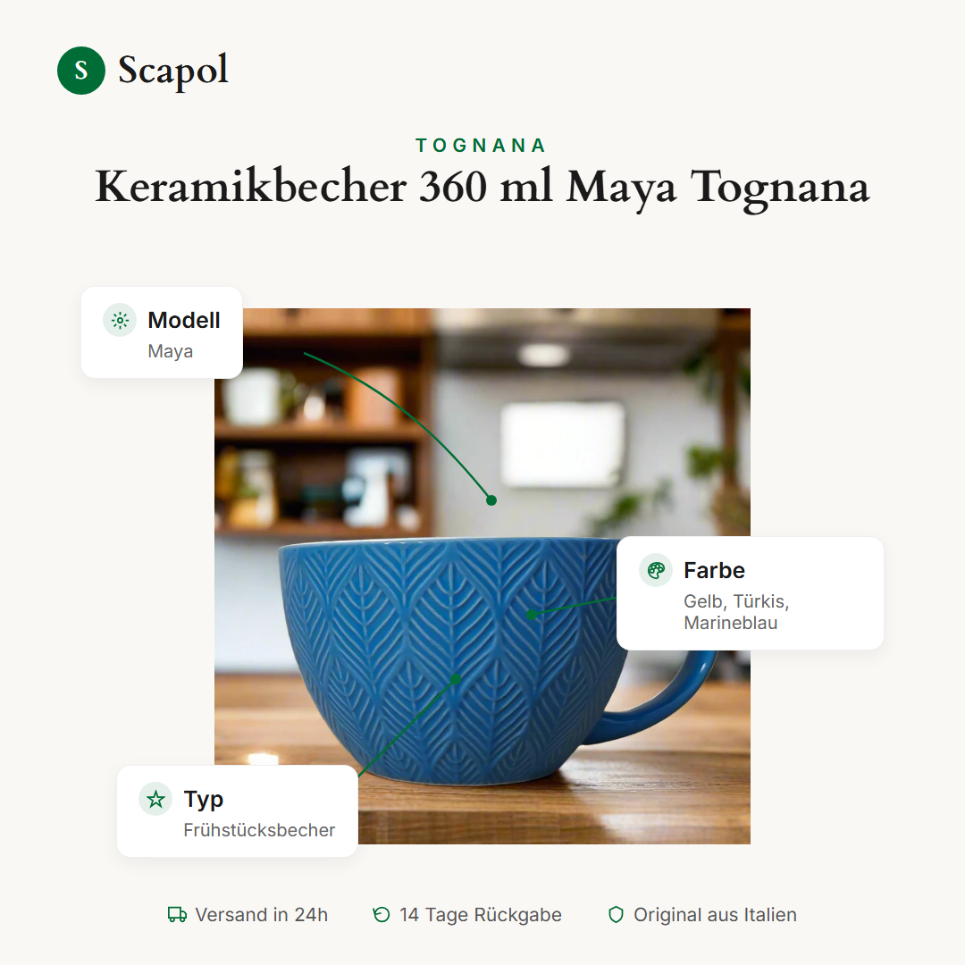 Kubek ceramiczny 360 ml Maya Tognana