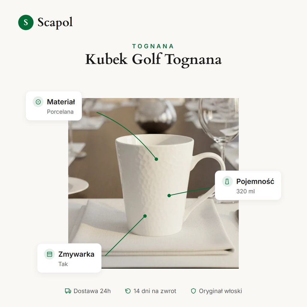 Kubek Golf Tognana