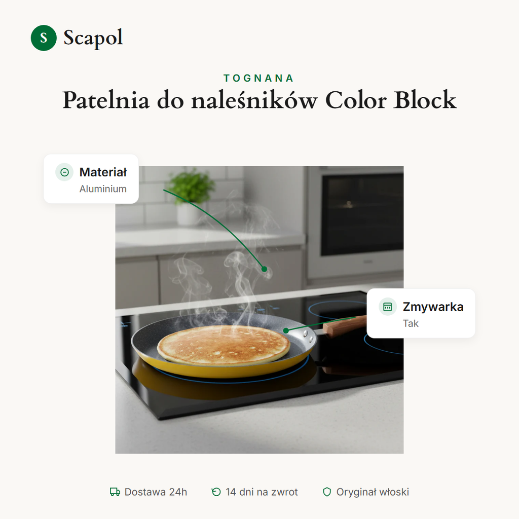 Patelnia do naleśników Color Block